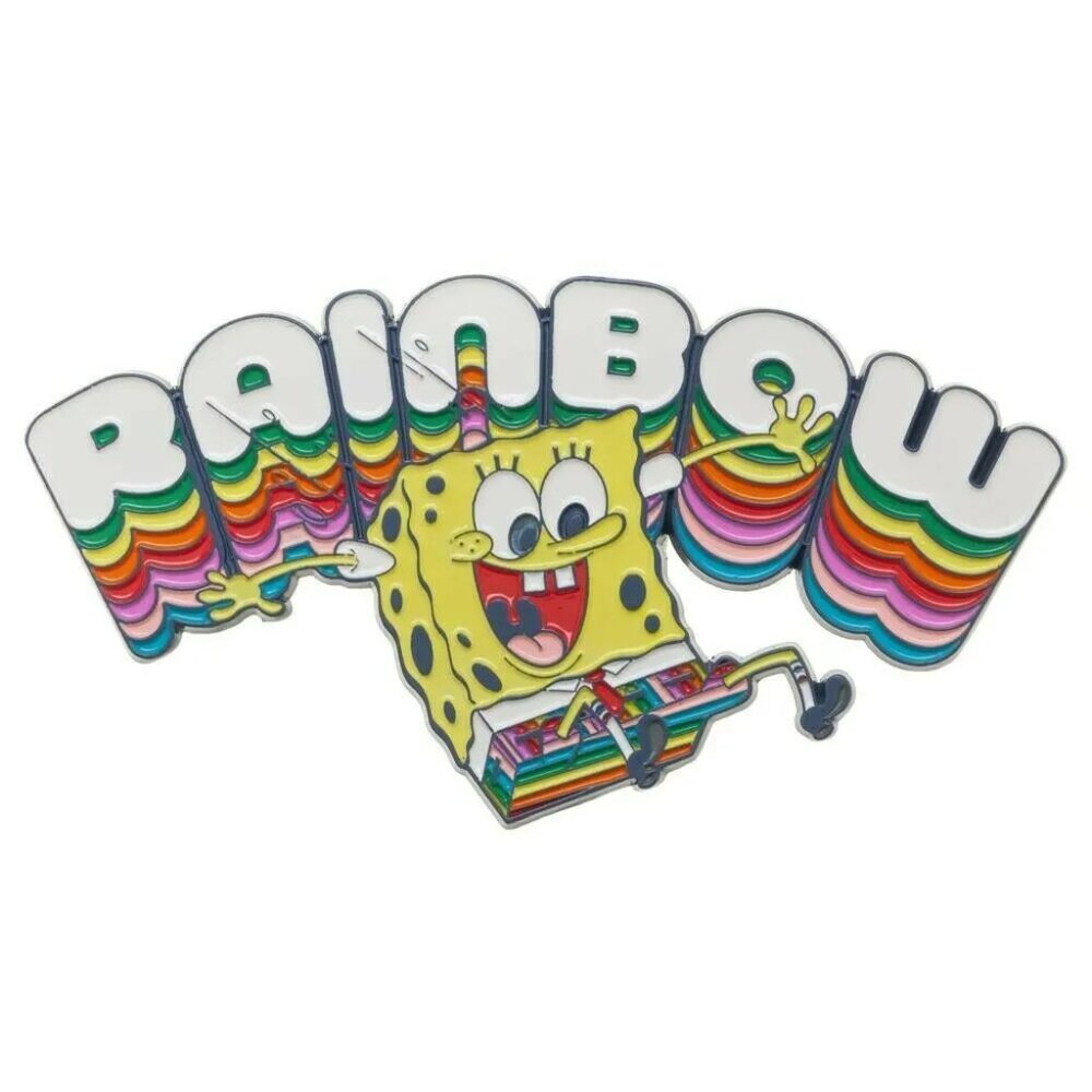 NICKELODEON: SPONGEBOB SQUAREPANTS - RAINBOW METAL PIN BADGE BY BIOWORLD